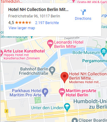 Location: NH Collection Berlin Mitte Friedrichstrasse